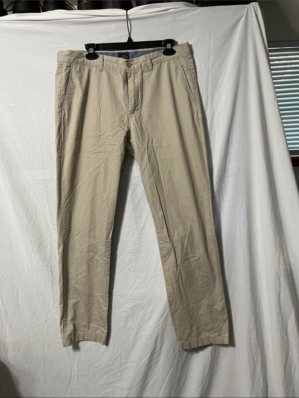 J. Crew Beige Slim-Fit Chino Pants